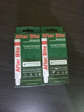 NIB Lot of 2 After Bite Advanced Itch Relief Cream - 0.5 oz ea. Free Ship