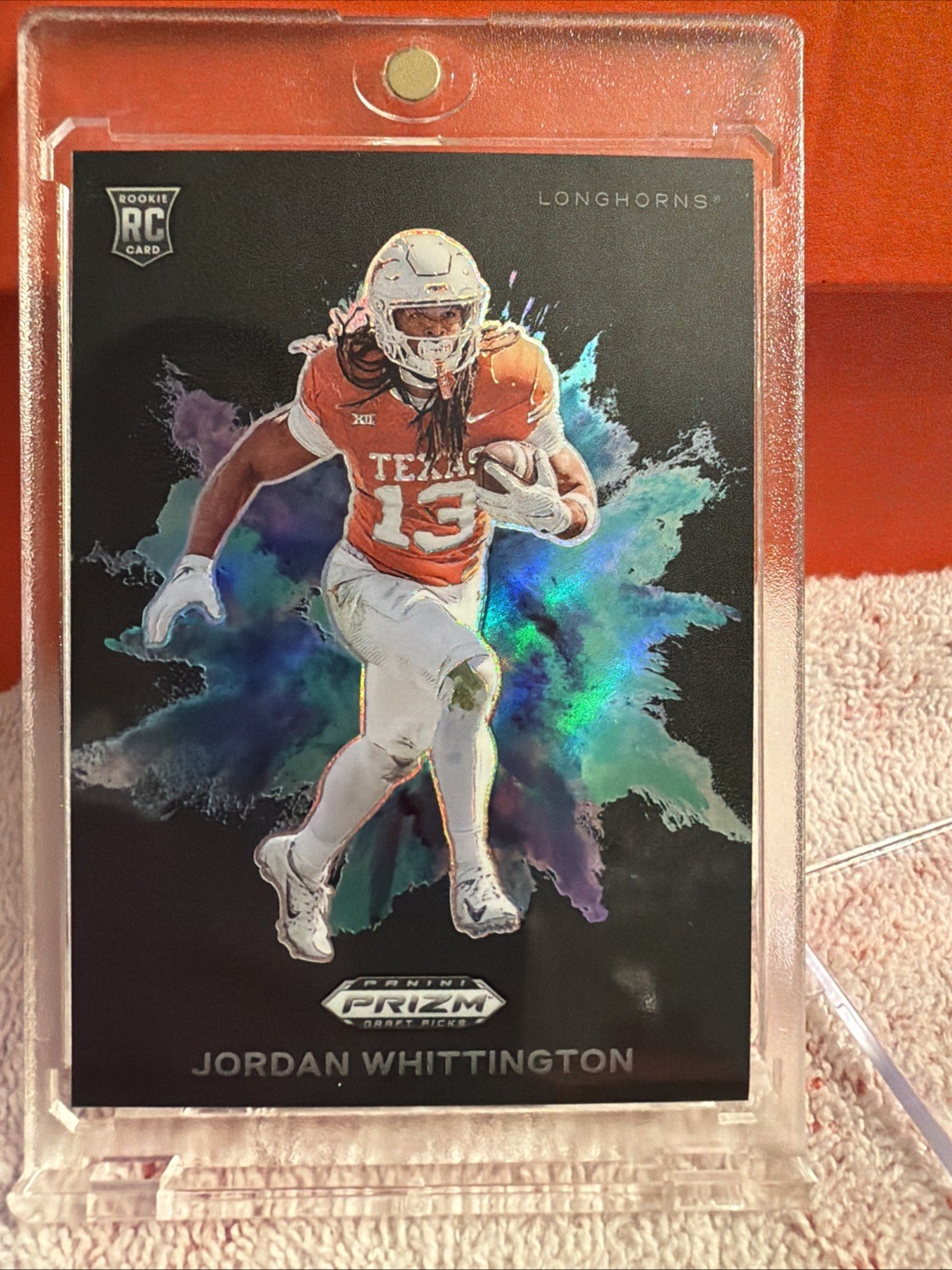 2024 Panini Prizm Draft Picks - Black Color Blast Jordan Whittington #CB-22 (RC)
