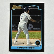 Bowman 2003 Shane Victorino Rookie #319 San Diego Padres Baseball Card. rookie card picture