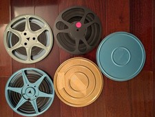 Vintage Vacation Home Movie Film 5 - 7" Reels of 8mm / Super Eight Home Movies