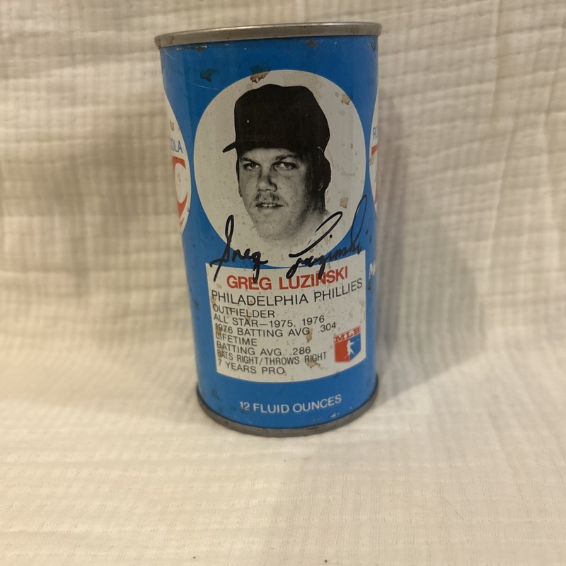 Greg Luzinski Signed RC Cola Can