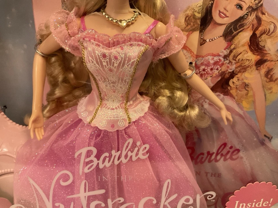 BARBIE IN THE NUTCRACKER THE SUGARPLUM PRINCESS DOLL W/ HARDCOVER BOOK NEW RARE - Image 3 of 4