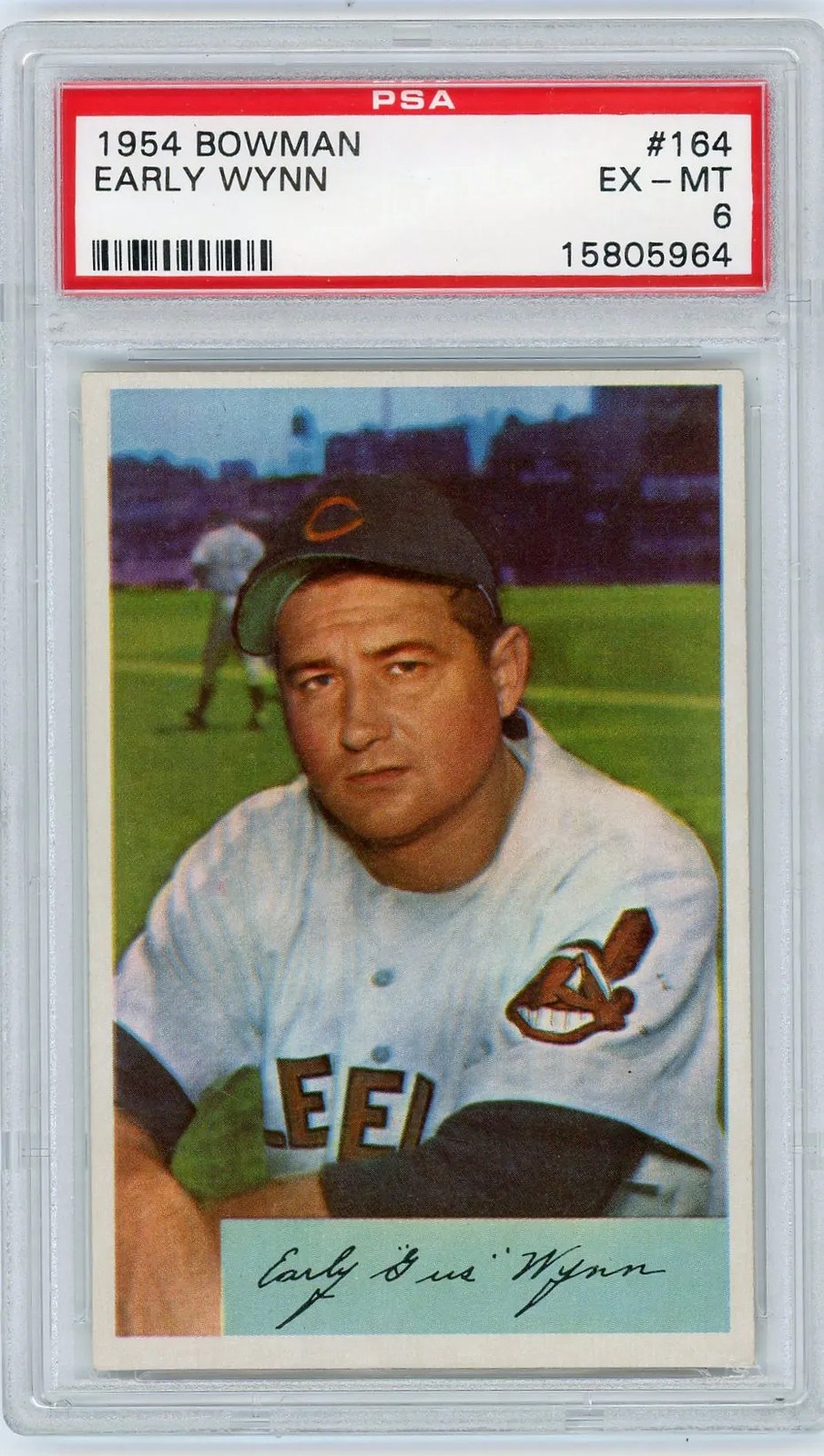 1954 Bowman Early Wynn #164 PSA 6