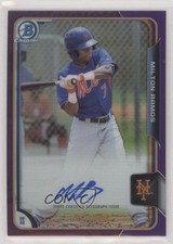 2015 Bowman Chrome Prospects Purple Refractor 239/250 Milton Ramos Auto 2f9