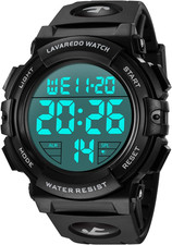 Mens Digital Watch Sports Military Watches Waterproof Outdoor Chronograph Wrist