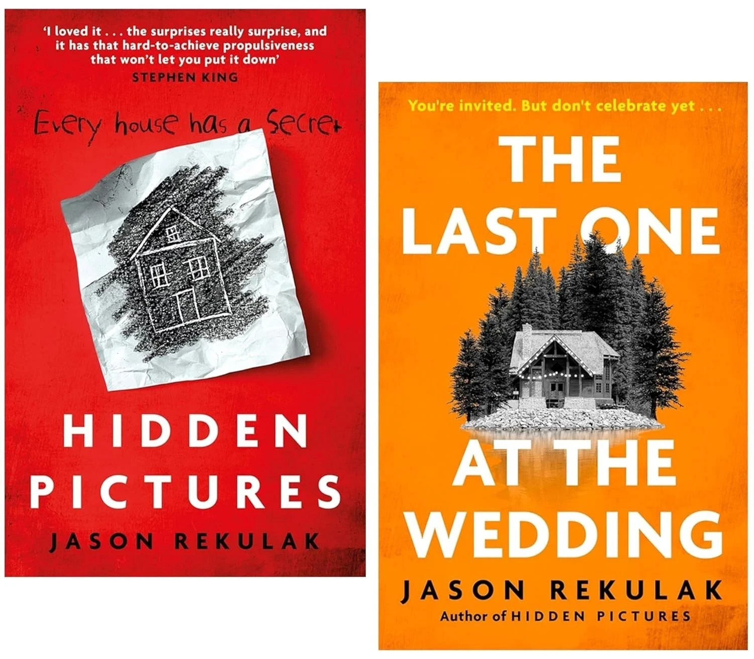 Jason Rekulak 2 Books Collection Set The Last One at the Weddin,Hidden Pictures