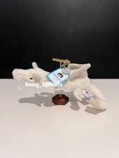 AUTHENTIC    NWT Jellycat SNOW DRAGON Bag charm Keychain - Retired, Rare