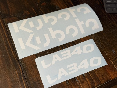 Kubota LA340 Decals Set 4 BX Series Tractor Loader Replacement kubota-la340-decals-set-4-bx-series-tractor-loader-replacement