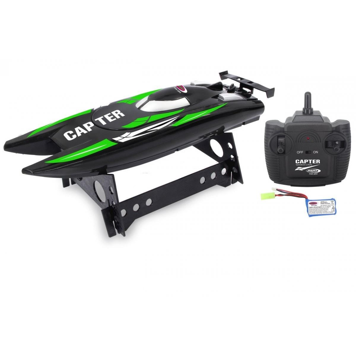 Bateau radiocommandé Capter Jamara de haute vitesse 2,4GHz pour étang