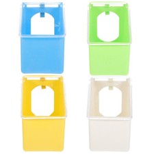  4pcs Thicken Pigeon Hanging Feeder Simple Multifunction Feeding Basin Pigeon