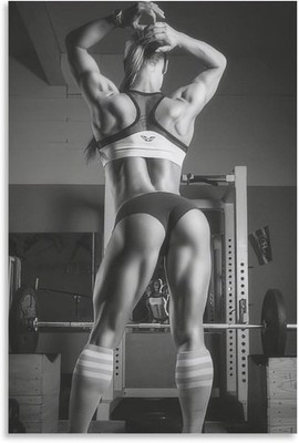 Sexy Fitness Women Gym Poster 24x36 Unframed Wall Art Decor