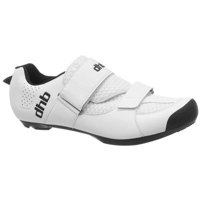 DHB Trinity Tri Herren Fahrradschuhe weiß - Größe 12,5 UK EU48 - Originalverpackt 