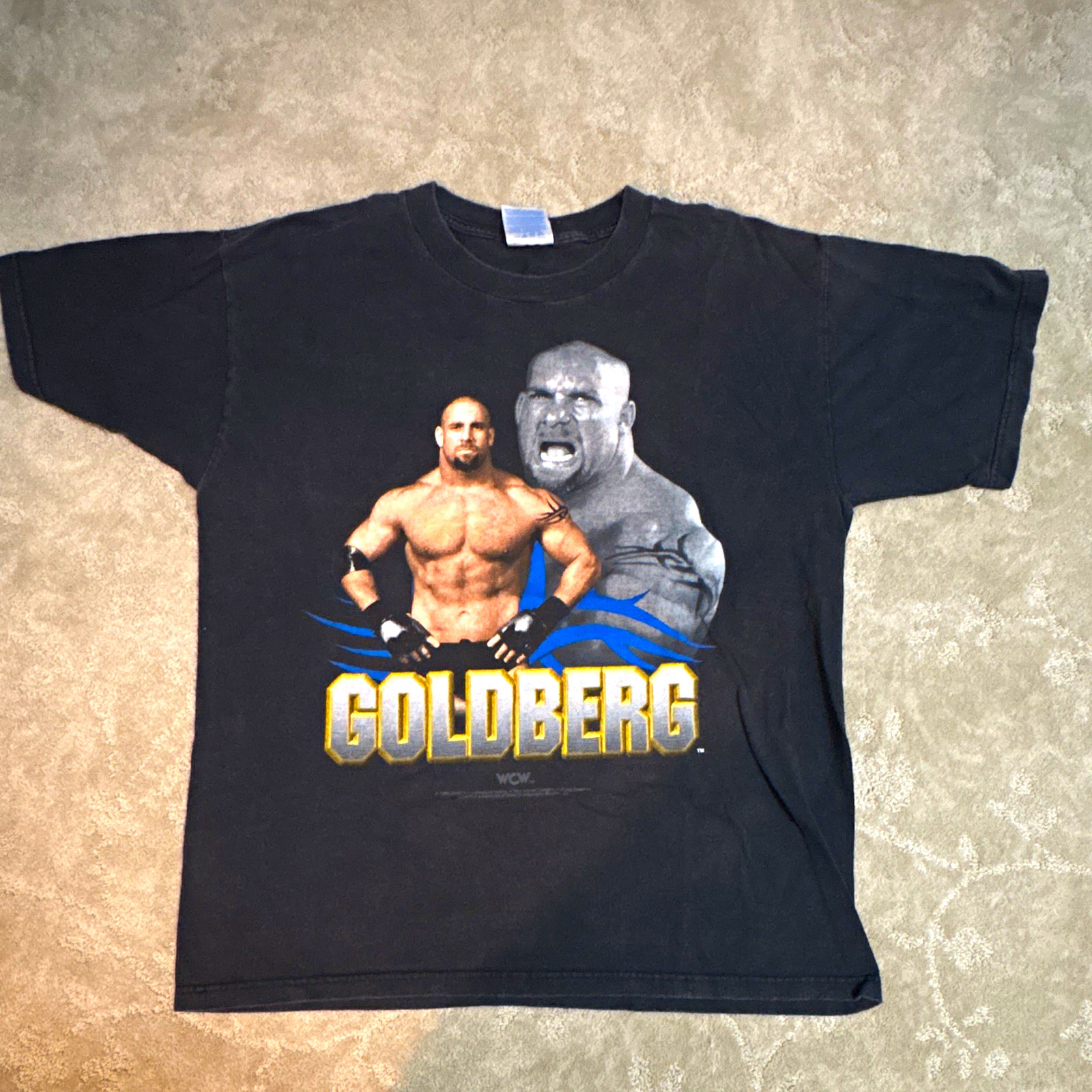 Classic Gildan WCW Bill Goldberg Graphic T-Shirt Black Unisex Adult Size L