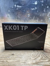 ProtoArc Foldable Keyboard with Touchpad, XK01 TP Folding Portable Gray