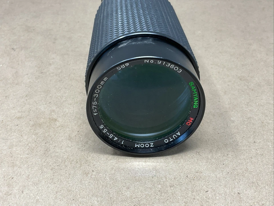 Lente teleobjetivo para cámara Phoenix Samyang MC ZOOM AUTOMÁTICO 75-300 mm 1:4,5-5,6 58 mm Foto 4 de 4