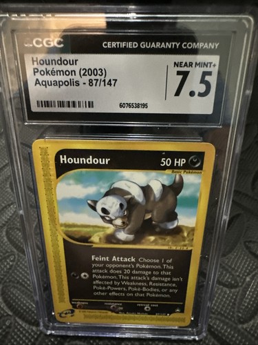 Houndour graded CGC 7.5 for sale on eBay