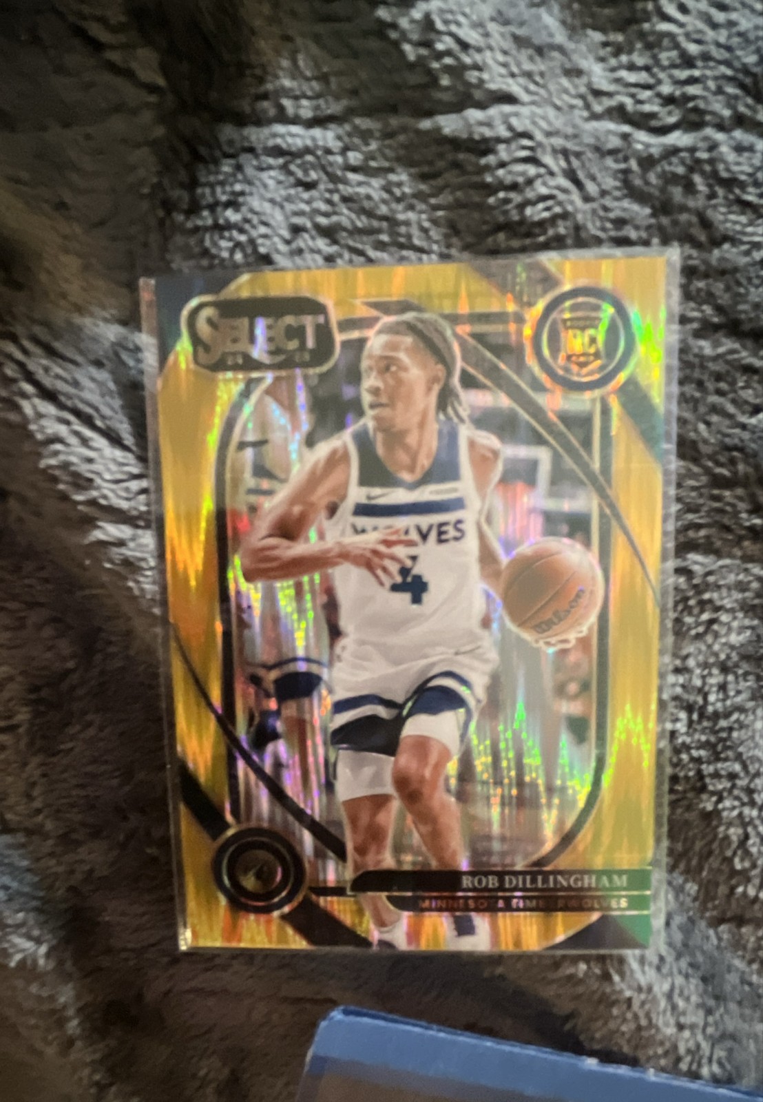 2024-25 Panini Select - Courtside Robert Dillingham #288 Gold Wave Prizm /10 ()