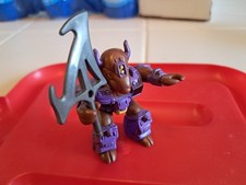 Takara Hasbro Battle Beasts Bloodthirsty Bison #25 Figure Weapon Fire Rub