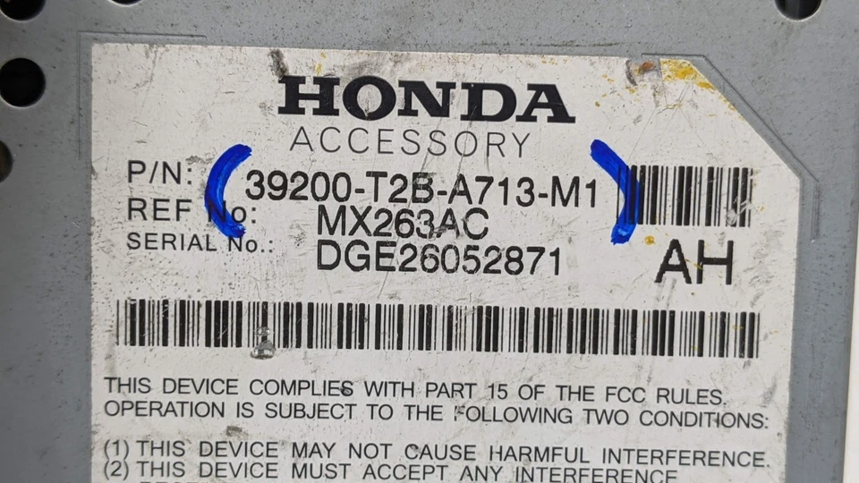 Módulo de control informático de ruido activo Honda Accord 2013 fabricante de equipos originales 39200-T2B-A713-M1 Foto 2 de 2