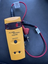 Fluke Networks TS100 PRO Cable Fault Finder TDR Tester Mint W/Leads & Case