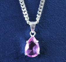 9.80 Ct Certified Natural Pink Kunzite Pear Gemstone Wedding Pendant See Video