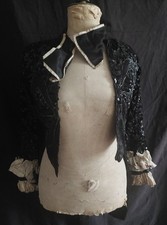 Sequin Jacket Label Louis Granier Paris Costume Designer 30s-40s No. 5