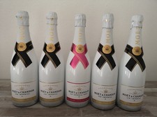 5 St&uuml;ck Original Moet & Chandon Champagner Ice - leere Flaschen - ohne Inhalt