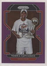 2022 Panini Prizm WNBA Purple Prizm 74/99 Tamika Catchings #125 HOF 11ba