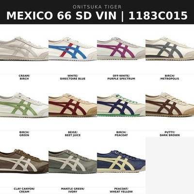 Onitsuka Tiger Mexico 66 SD VIN 1183C015 11 Farben Unisex Erwachsene Schuhe...