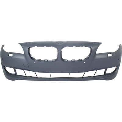 Front Bumper Cover For 2011-2013 BMW 528i Sedan w/PDC Sensor/Side Cam Holes CAPA
