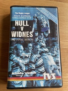Hull FC v Widnes 1982 Rugby League Challenge Cup Final Replay VHS Video Rare