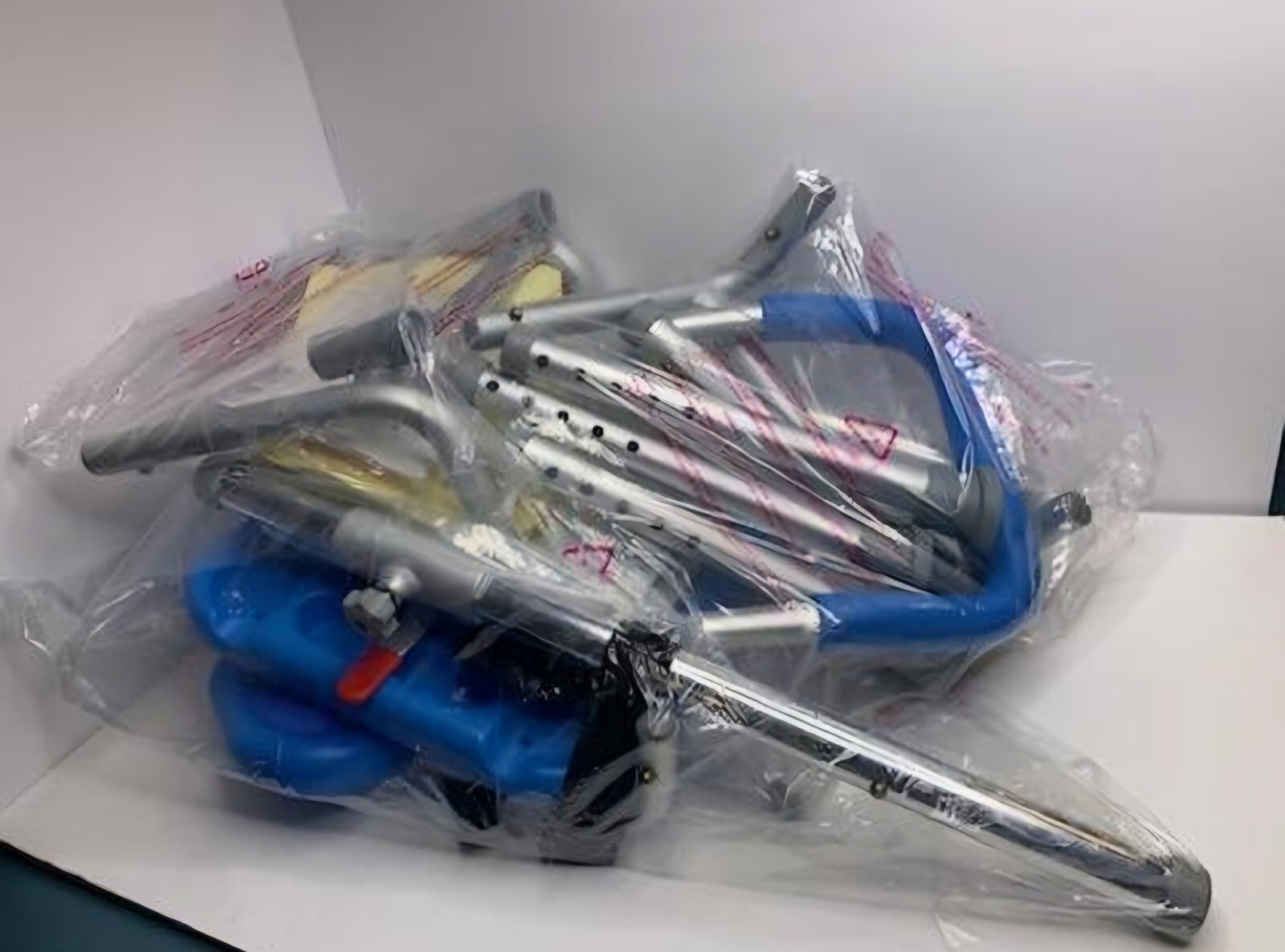 Unused Platinum Health Gateway Rotating & Sliding Shower Bench PBE 2001 Blue, In