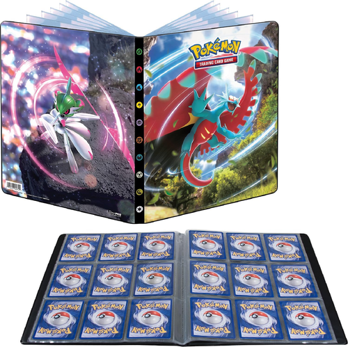 POKÉMON TCG Portfolio 9PKT Scarlet and Violet 4 -Paradox Rift - Picture 2 of 2