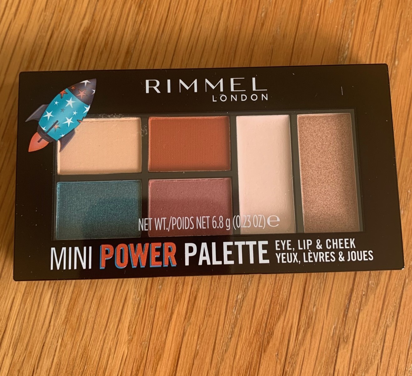 Brand New RIMMEL Mini Power Palette Eye, Lip and Cheek VEGAN - 004 Pioneer