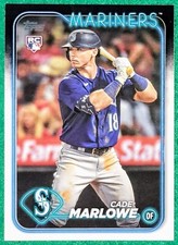 Cade Marlowe - 2024 Topps #286 - Seattle Mariners Baseball Card - Rookie
