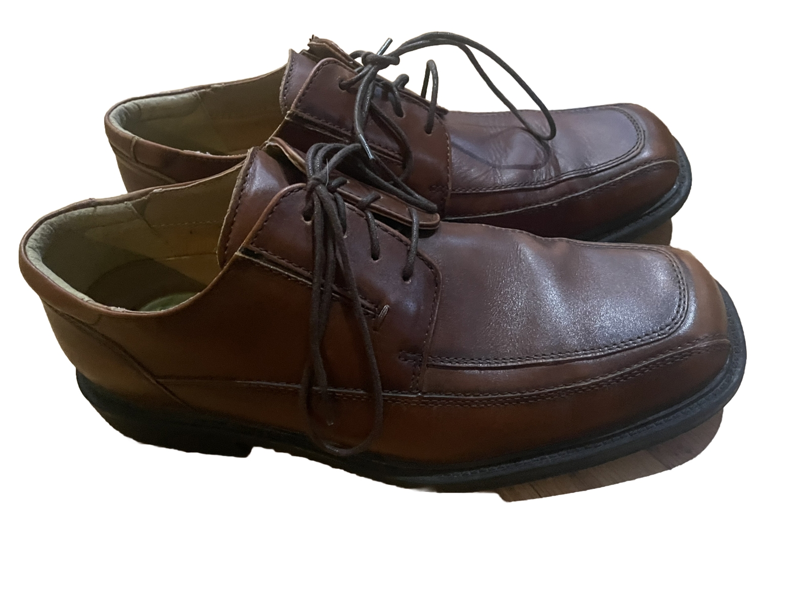 SAOLA Scarpe DOCKERS da uomo ProStyle in pelle stringate Oxford abito marrone taglia 8