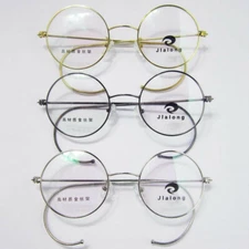 Vintage Cable Flexible Round Eyeglasses Frames Reading Glasses Mens Women Retro