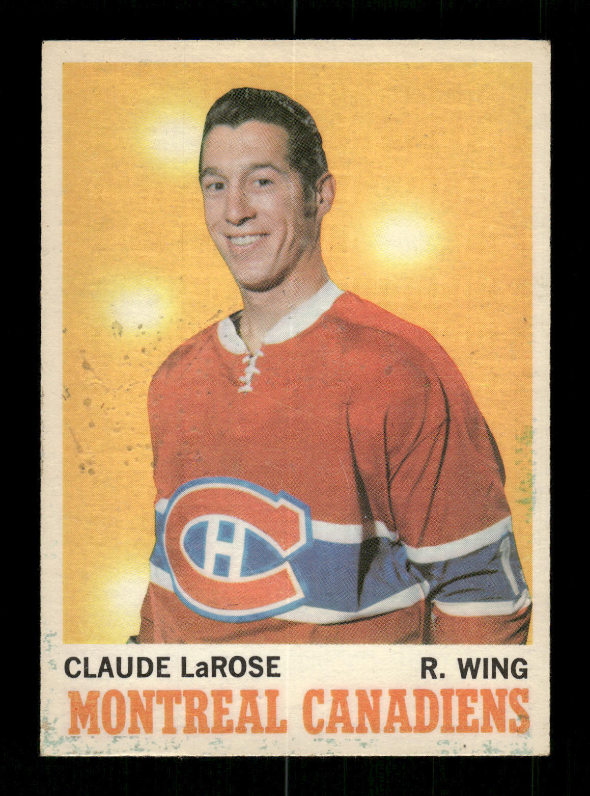 Claude Larose 1970-71 Topps #56 Montreal Canadiens VG