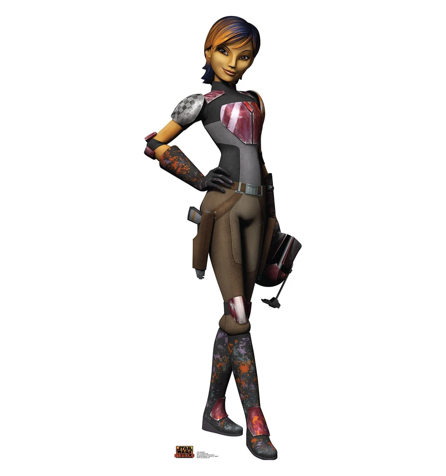 STAR WARS REBELS SABINE WREN LIFESIZE CARDBOARD STANDUP STANDEE CUTOUT POSTER