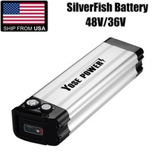 48V 36V Silverfish Electric Bike Battery 48V 36V Ebike Battery with Charger