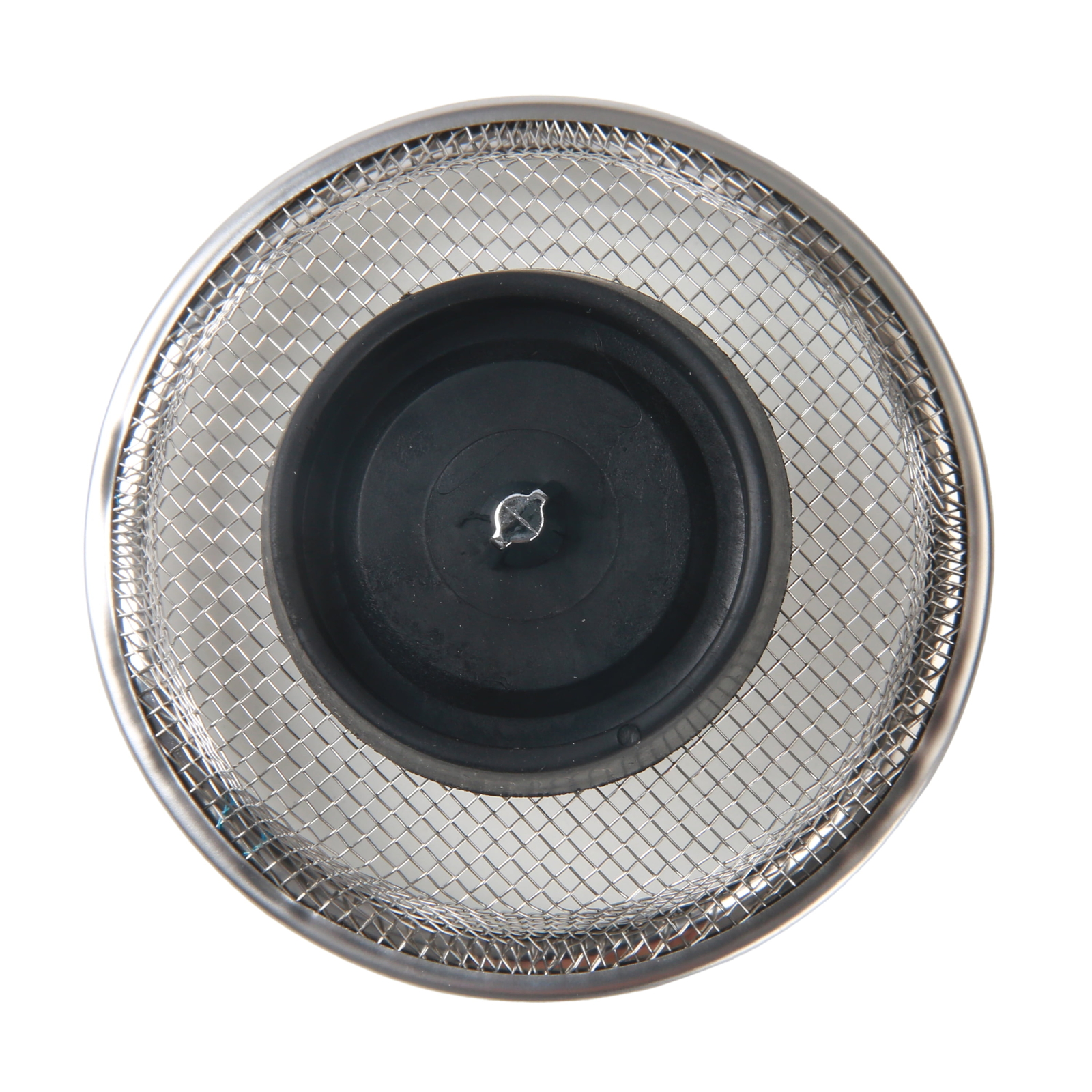 (3 pack) Mainstays Stainless Steel Mesh Sink Strainer with Rubber Stopper Silver