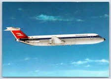 Airplane Postcard Germanair Airlines BAC 1-11/500 In Flight FH25