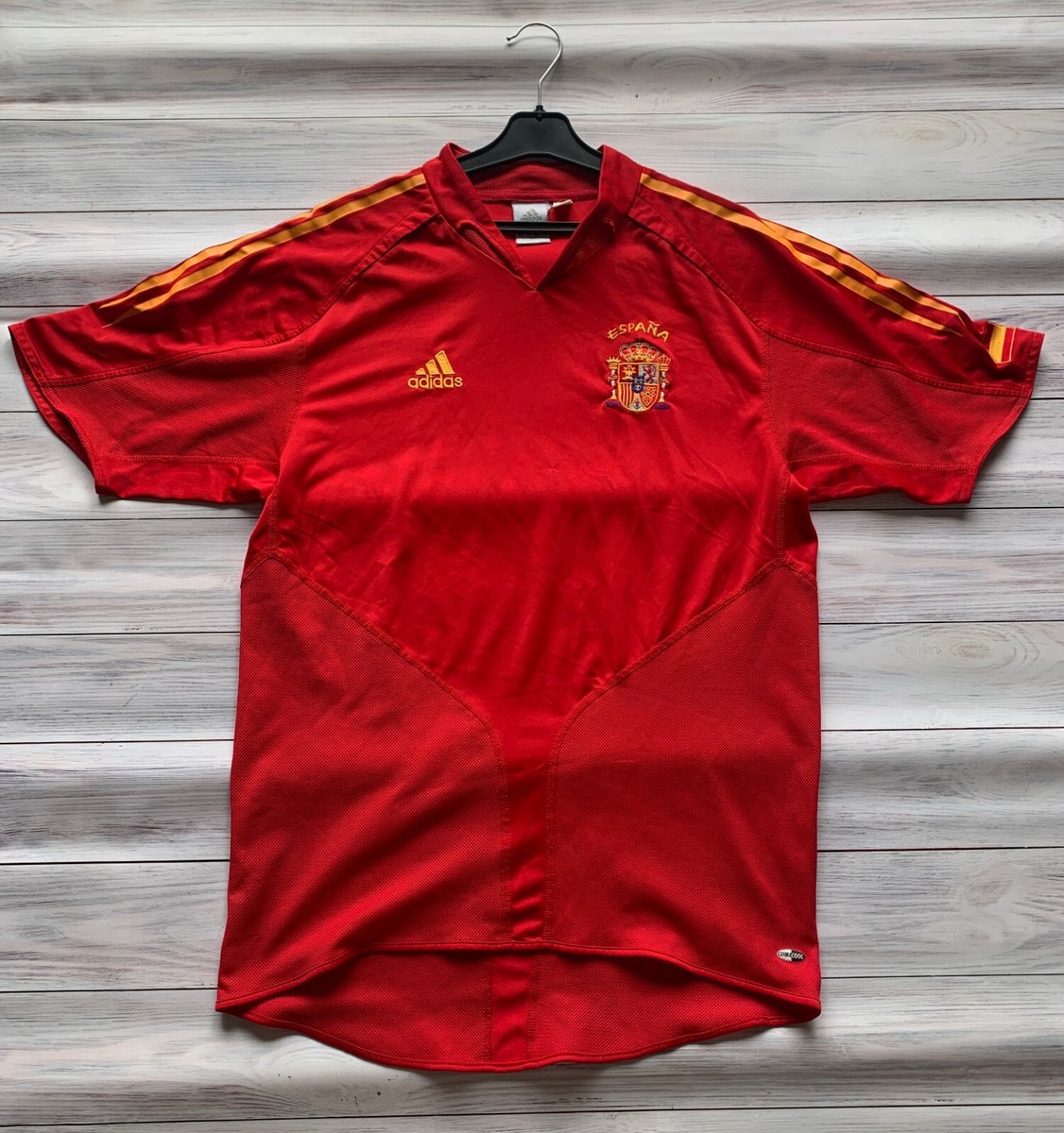 Spain 2003 - 2005 Home football shirt jersey Adidas size M | eBay