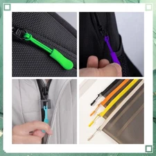 120 Pcs Nylon Zipper Pulls Cord Zipper Tag Extension Pulls Fixer Replacement