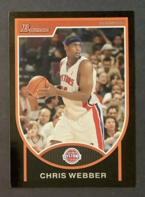 2007-08 Bowman #84 Chris Webber Detroit Pistons