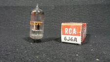 Vintage RCA 6J6A Vacuum Electron Tube NOS Untested  FREE SHIPPING