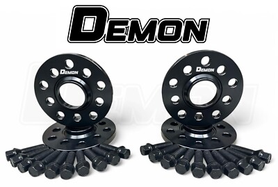 Schwarze Spurverbreiterungen 15mm 20mm 5x120 + Schrauben M14x1,25 BMW F20 F21 F22 F23 F30