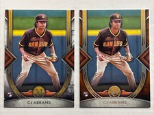 2022 Topps Museum - Copper Parallel + Base - CJ Abrams RC - #47 - 2 CARDS