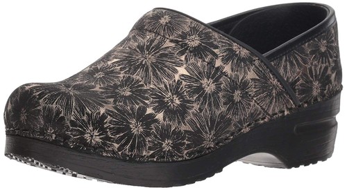Gorgeous Sanita Women's Professional Daisy Metallic Clog EU 43 NIB