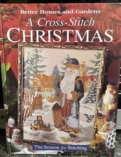 Better Homes  Gardens A Cross-Stitch Christmas Hardcover Book Like New